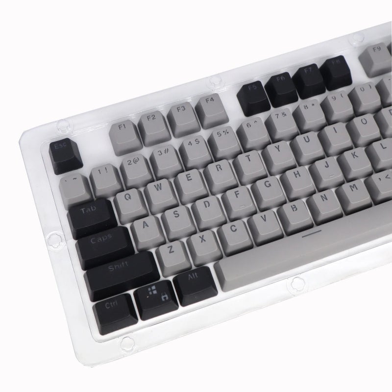 Bluejw Multi-Color PBT/ABS Doubleshot Backlit 104 Key Mechanical Gaming Keyboard Keycaps Set - Image 4